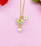 Butterfly Charm Gold Necklace, N6175