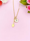 Shovel Charm Gold or Silver Necklace, N6186