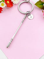 Baton Drum Major Keychain, Baton Twirling Charm, Majorette Charm, Stick, Band Gifts, Senior Gift, N6192