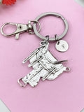 Saddle Keychain, Horse Saddle Jewelry Gift, N6196