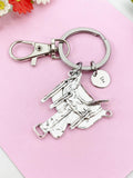Saddle Keychain, Horse Saddle Jewelry Gift, N6196