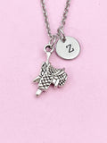 Saddle Charm Silver  Necklace, Horse Saddle Jewelry Gift, N6197
