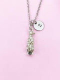 Meerkat Charm Silver Necklace, Animal Meerkat Jewelry Gift, N6203