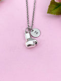 Boxing Gloves Charm Silver Necklace, Sport Jewelry Gifts, N6209