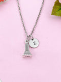 Skyscraper Building Tower Mansion Charm Silver Necklace, N6211