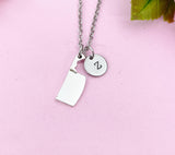 Kitchen Knife Charm Silver Necklace, N6217