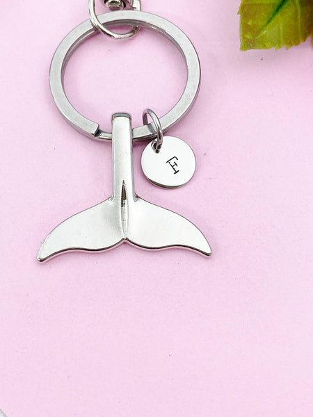 Whale Tail Charm Keychain, N6218K