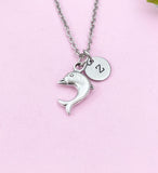 Dolphin Charm Silver Necklace, N6221