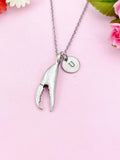 Crab Claw Charm Silver Necklace, N6222