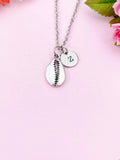 Cowrie Shell Charm Silver Necklace, N6224