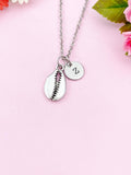 Cowrie Shell Charm Silver Necklace, N6224