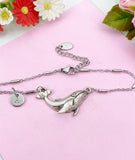 Whale Charm Silver Bracelet, N6229B