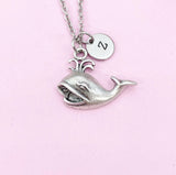 Whale Charm Silver Necklace, N6232