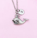 Whale Charm Silver Necklace, N6232