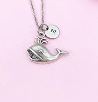 Whale Charm Silver Necklace, N6232