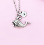 Whale Charm Silver Necklace, N6232