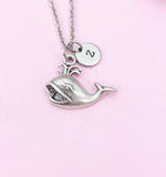 Whale Charm Silver Necklace, N6232