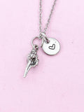 Conch Charm Silver Necklace, Small Conch Charm, N6238