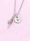 Conch Charm Silver Necklace, Small Conch Charm, N6238