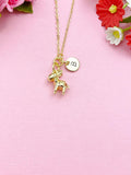 Donkey Necklace, Gold Cute Donkey Charm Necklace, N5971