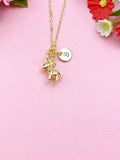 Donkey Necklace, Gold Cute Donkey Charm Necklace, N5971