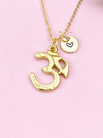 Om Charm Gold Necklace, N6243