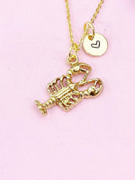 Shirmp Charm Gold Necklace, N6244