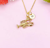 Shirmp Charm Gold Necklace, N6244