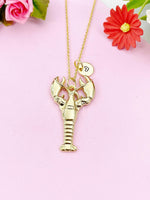 Lobster Charm Gold Necklace, N6247