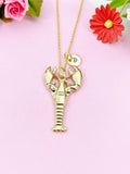 Lobster Charm Gold Necklace, N6247