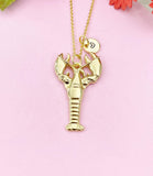 Lobster Charm Gold Necklace, N6247