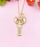 Lobster Charm Gold Necklace, N6247