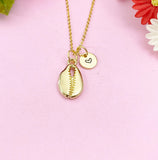 Cowrie Shell Charm Gold Necklace, N6249