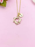 Dolphin Charm Gold Necklace,  N3584