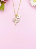 Guardian Angel Charm Gold Necklace, N4110