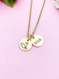 Gold Golf Necklace, Golf Gifts, Golf Team Gifts, D248A