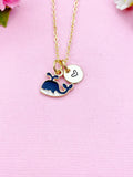 Whale Necklace, Gold Whale Charm, N1069