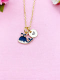 Whale Necklace, Gold Whale Charm, N1069