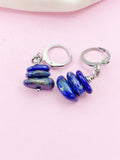 Lapis Lazuli Earrings, Natural Lapis Lazuli Gemstone Jewelry, Silver Option, N5881S