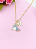 Seal Charm Gold Necklace, Cute Seal, Sea Lion, N6262