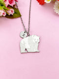 Panda Charm Necklace, Tarnish Resistant Stainless Steel Panda Pendants, N6288