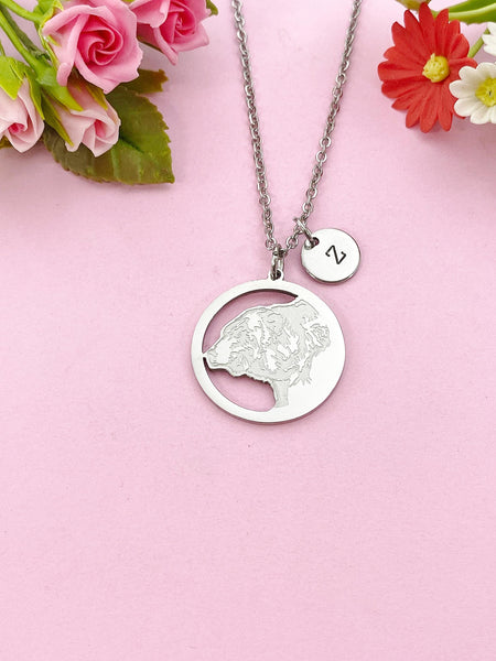 Bear Charm Necklace, Tarnish Resistant Stainless Steel Pola Bear Pendants, N6290