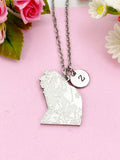 Bear Charm Necklace, Tarnish Resistant Stainless Steel Andean Bear Pendants, N6293