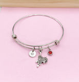 Saddle Charm Bracelet, Horse Saddle Jewelry, N6197B