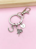 Horseshoe Saddle Charm Keychain, N6197S