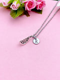 Silver Lemon Slice Necklace, N162B
