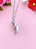 Silver Typewriter Charm Necklace, Silver Typewriter Necklace, Author Gift, Writer Gift, Teacher Gift, Christmas Gift, N567A