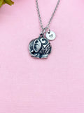 Elephant Charm Silver Necklace, N2758A
