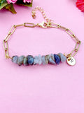 Labradorite Bracelet, Gold Jewelry, N6103