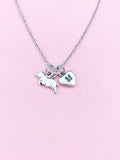 Pig Wing Necklace, Pig Fly, N1743
